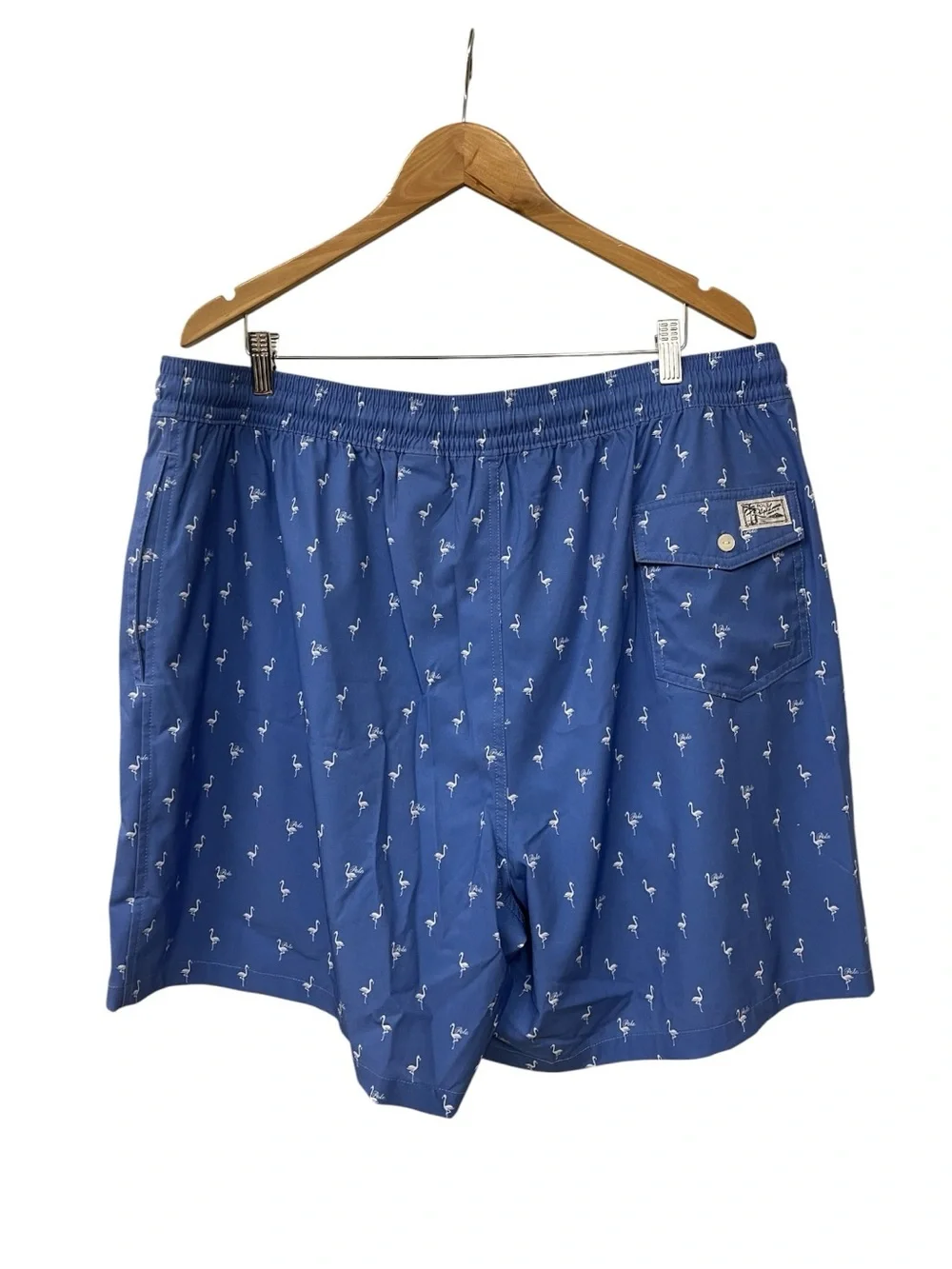 Polo Ralph Lauren Flamingo Blue Swim Trunks Shorts 2XB TG